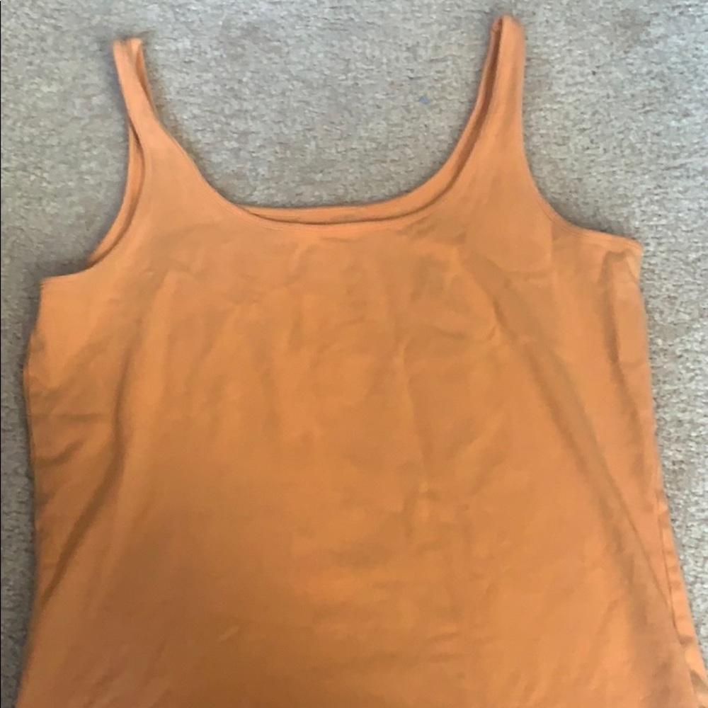 Orange tank top